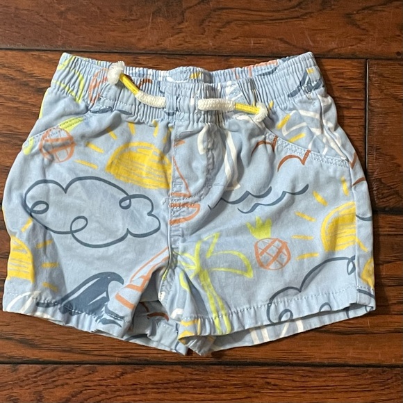 Lot x4 Pair Garanimals Jean & Khaki Toddler Baby Boy Shorts Sz 18M - Picture 4 of 7